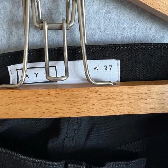 AYR “The Shade” Black Straight Leg Jeans - Picture 5 of 9